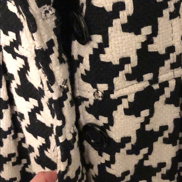 black&cream women’s peacoat - Picture 6 of 8